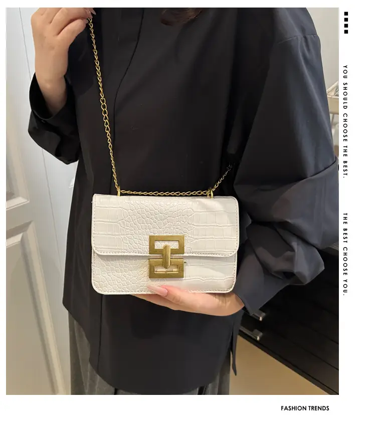 Crossbody Bag with Gold Chain for Women — feature 1