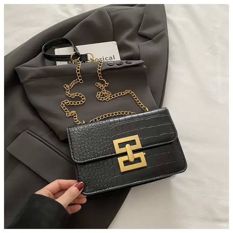 Crossbody Bag with Gold Chain for Women — feature 11