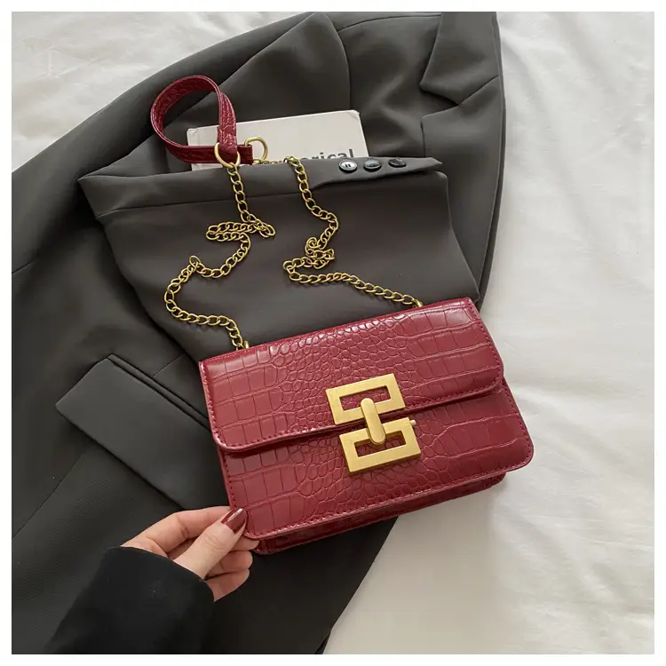 Crossbody Bag with Gold Chain for Women — feature 14