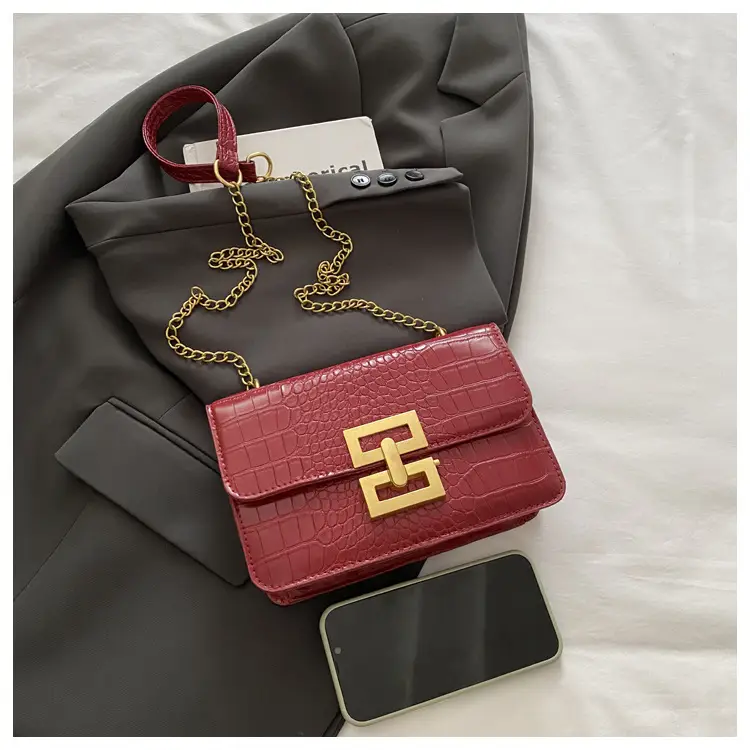 Crossbody Bag with Gold Chain for Women — feature 15