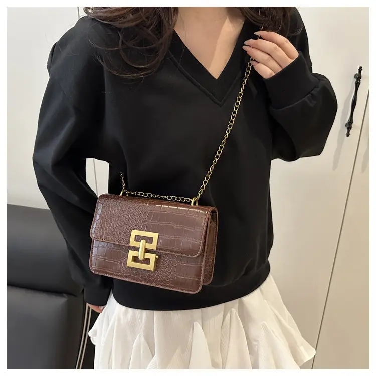 Crossbody Bag with Gold Chain for Women — feature 25