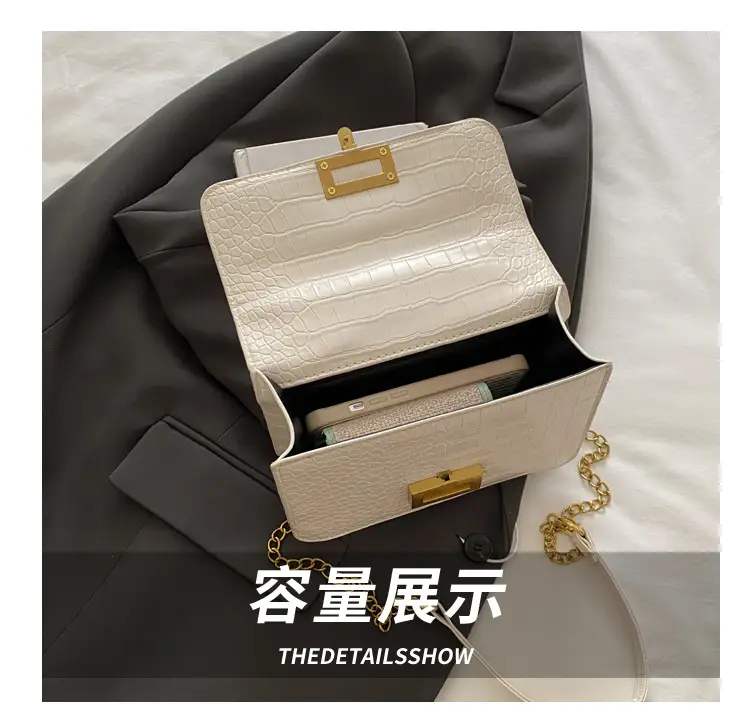 Crossbody Bag with Gold Chain for Women — feature 6