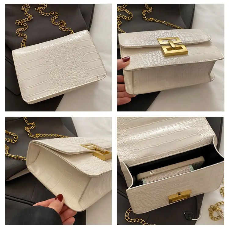 Crossbody Bag with Gold Chain for Women — feature 7