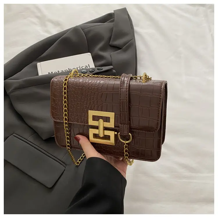 Crossbody Bag with Gold Chain for Women — feature 9