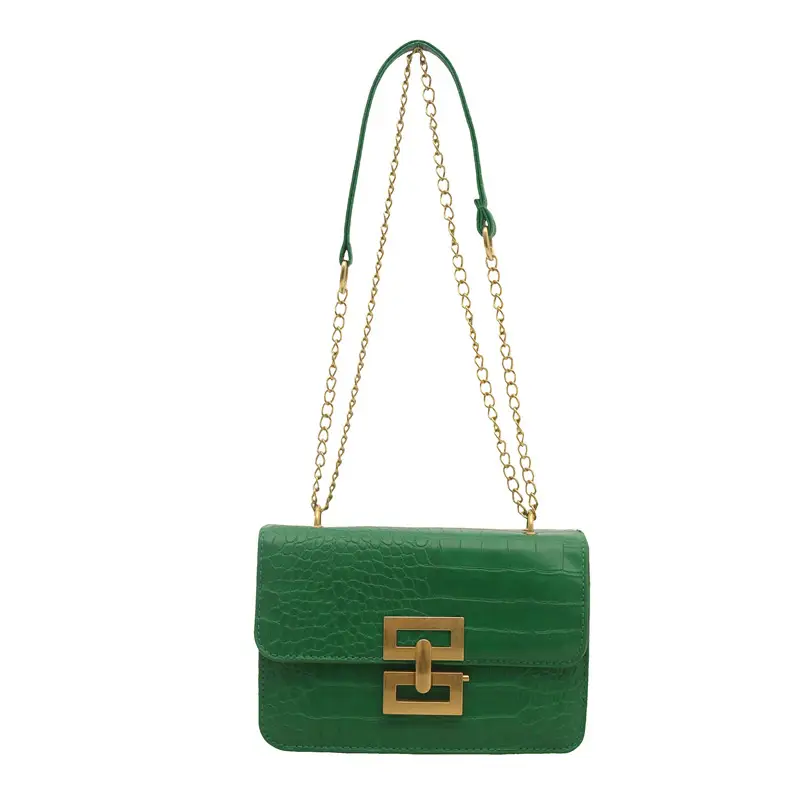 Crossbody Bag with Gold Chain for Women - Image 2