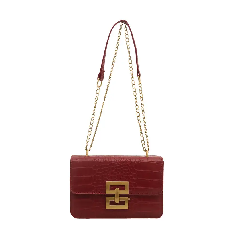 Crossbody Bag with Gold Chain for Women - Image 4