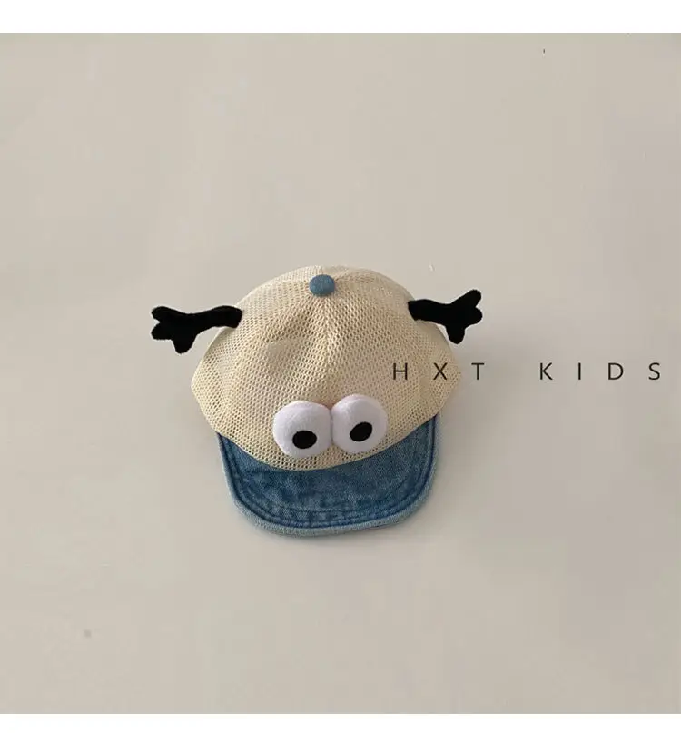 Baby Soft Brim Cap with Big Eyes & Mesh Cap — feature 5