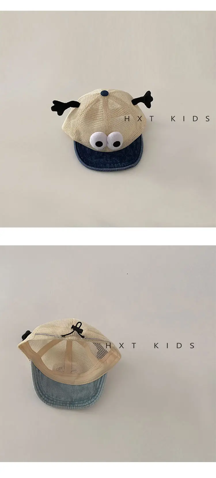 Baby Soft Brim Cap with Big Eyes & Mesh Cap — feature 6