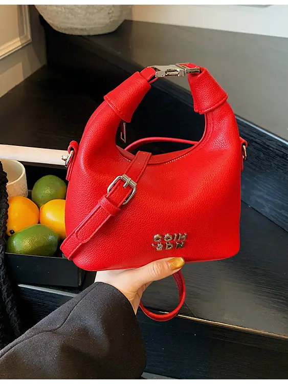 Women's Yellow Retro Satchel Shoulder Bag 2025 - Image 3
