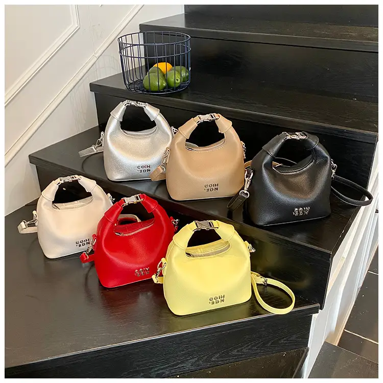 Women's Yellow Retro Satchel Shoulder Bag 2025 — feature 1