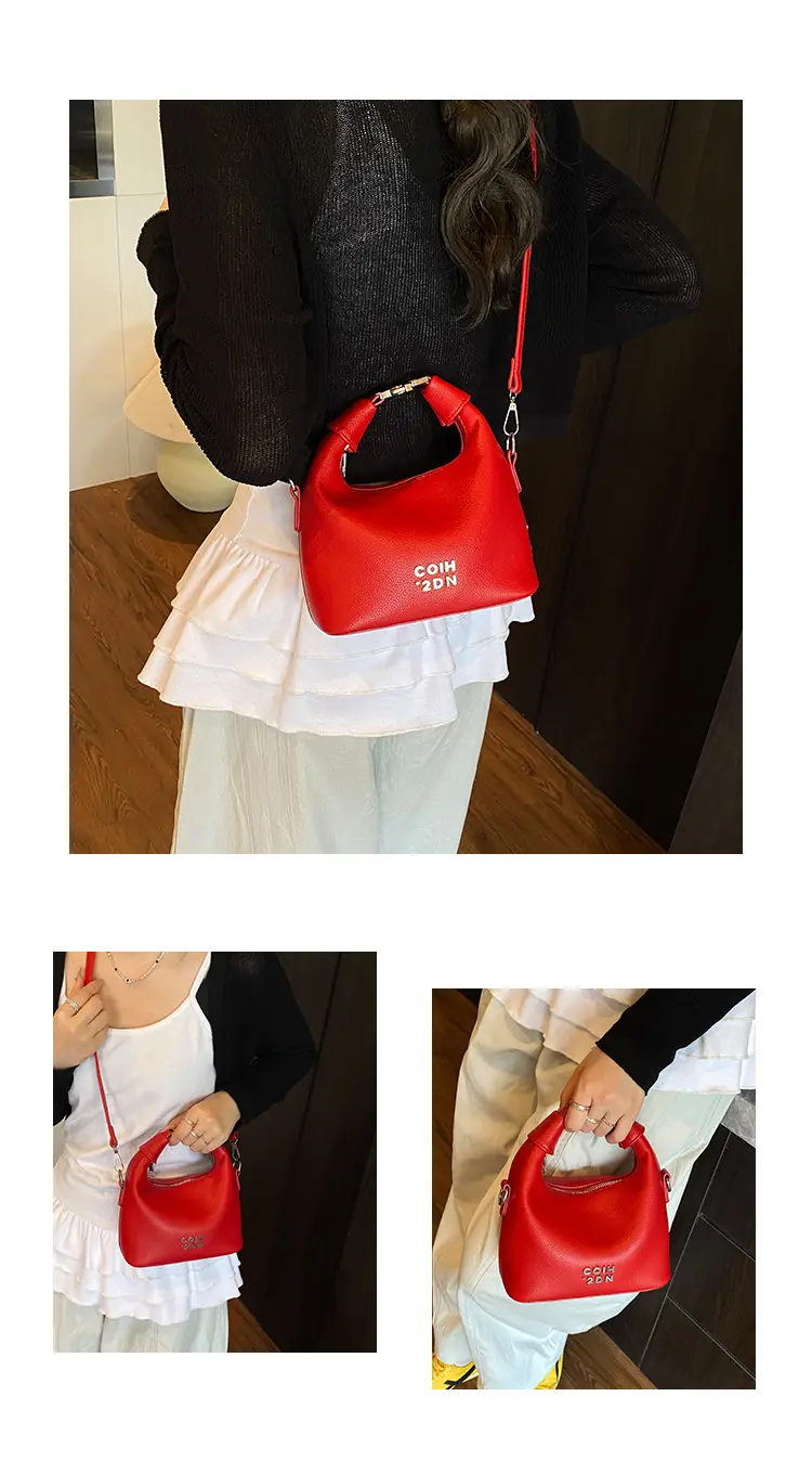 Women's Yellow Retro Satchel Shoulder Bag 2025 — feature 14