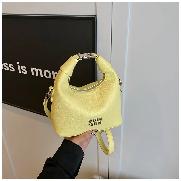Women's Yellow Retro Satchel Shoulder Bag 2025 — feature 28