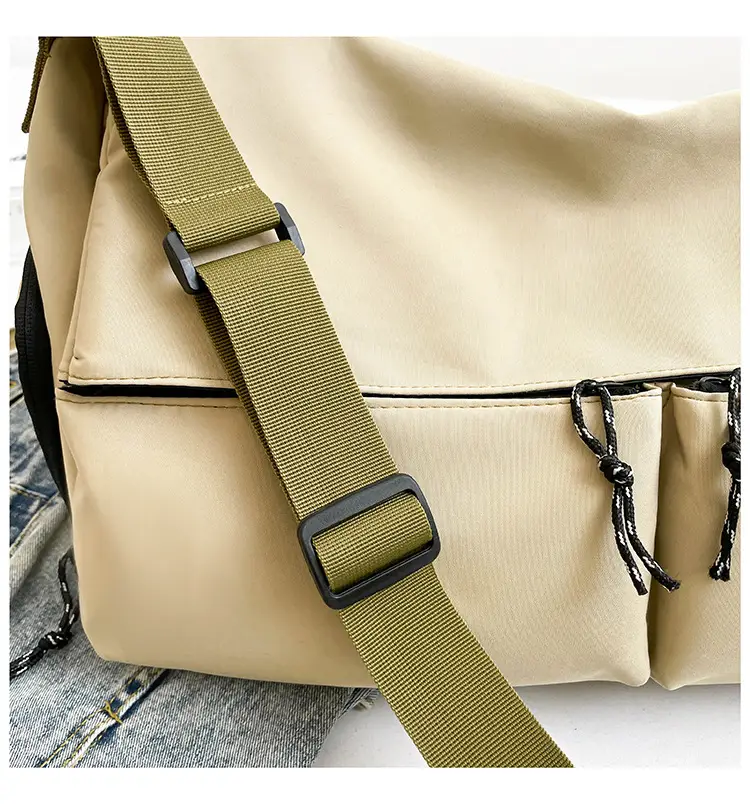 Women Casual Crossbody Bag Beige Olive Green Large Capacity — feature 8
