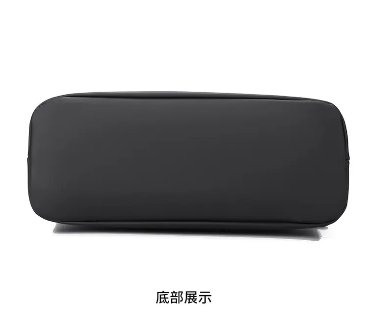 Men's Black Shoulder Bag with Water-Repellent Leather Membrane — feature 26