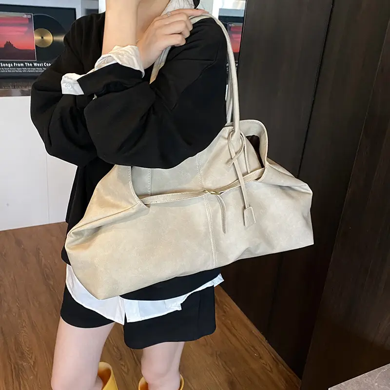2025 New Retro Underarm Bag Female Mori Brown - Image 5