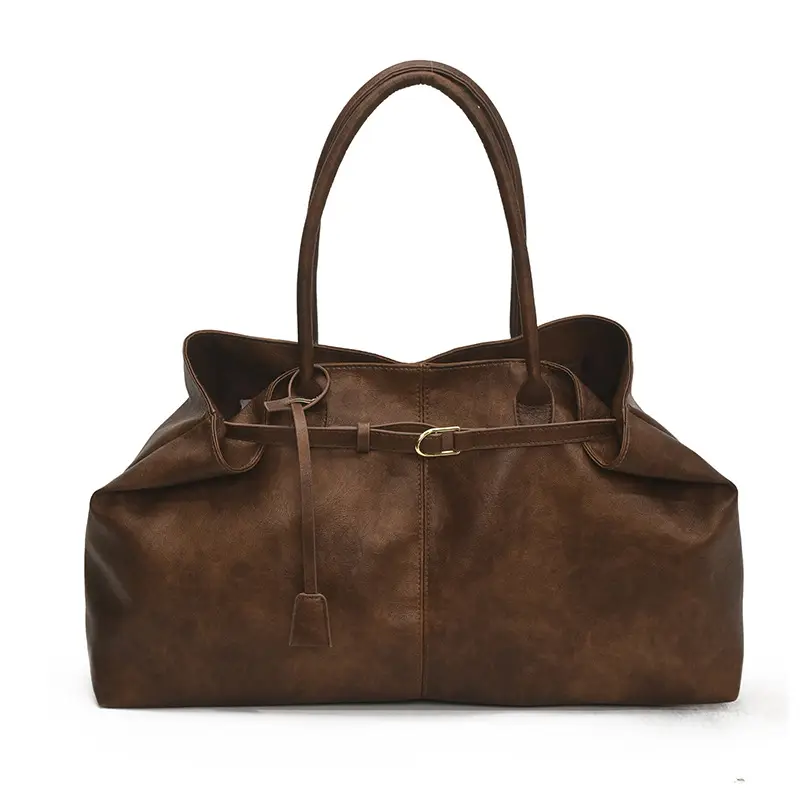 2025 New Retro Underarm Bag Female Mori Brown - Image 8