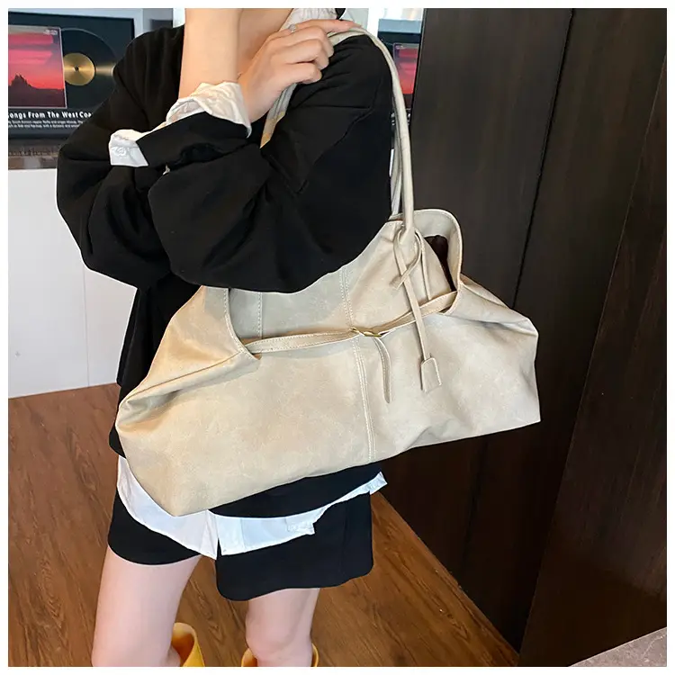 2025 New Retro Underarm Bag Female Mori Brown — feature 20