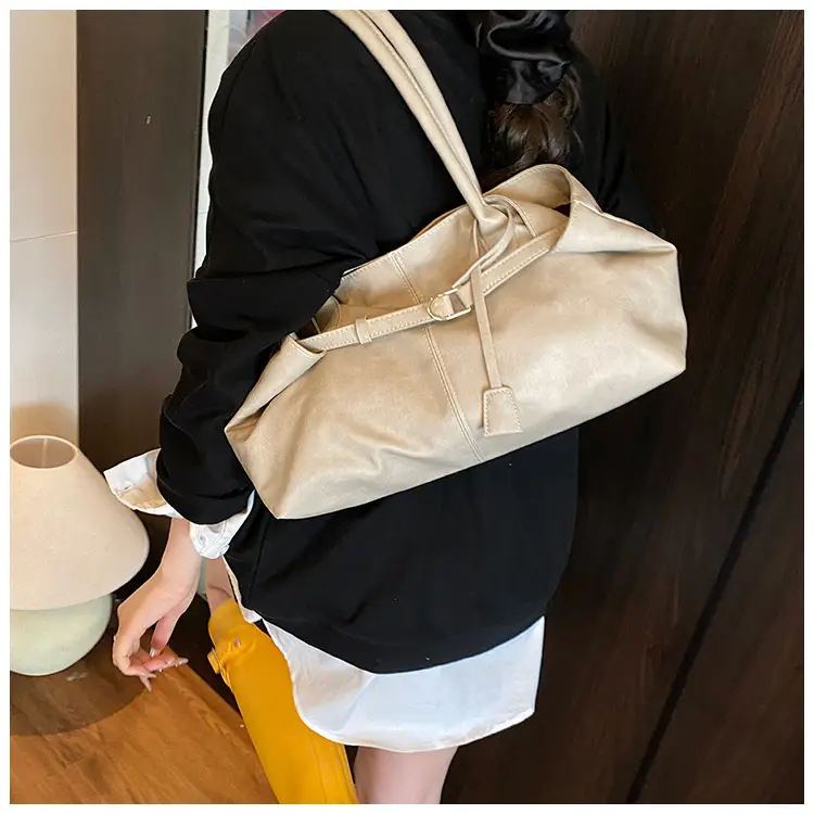 2025 New Retro Underarm Bag Female Mori Brown — feature 22