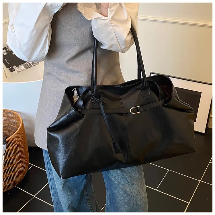2025 New Retro Underarm Bag Female Mori Brown — feature 26