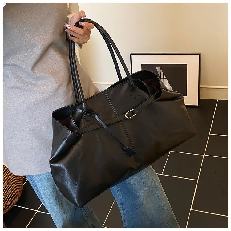 2025 New Retro Underarm Bag Female Mori Brown — feature 27