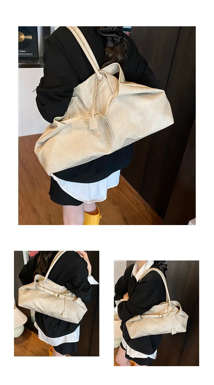 2025 New Retro Underarm Bag Female Mori Brown — feature 6