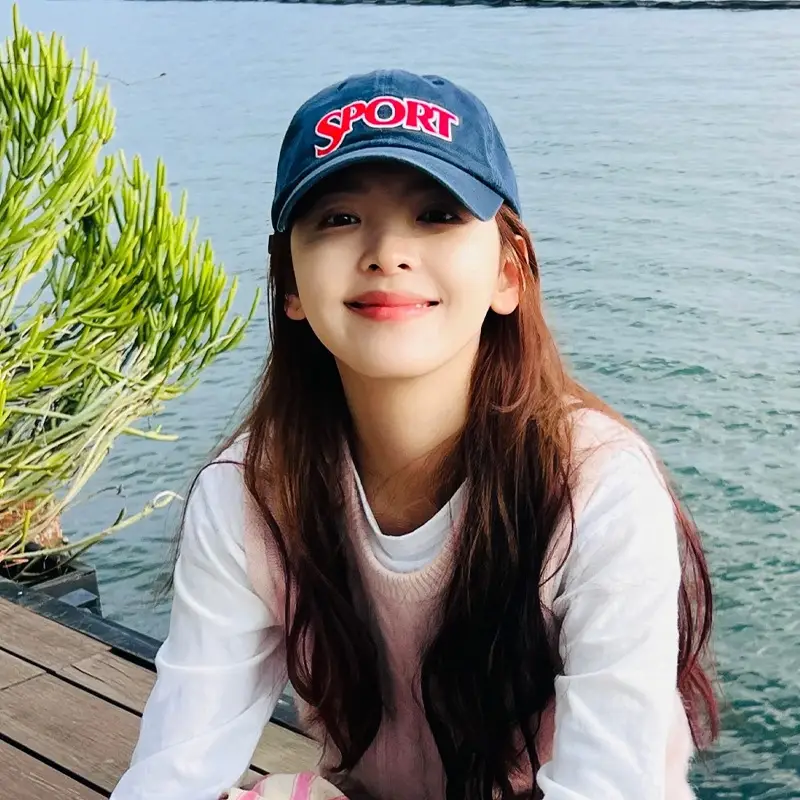 Zhang Ruonan Embroidered Baseball Cap for Men Women Summer Vintage Contrast Color Cap Sunscreen Hat Trendy - Image 9