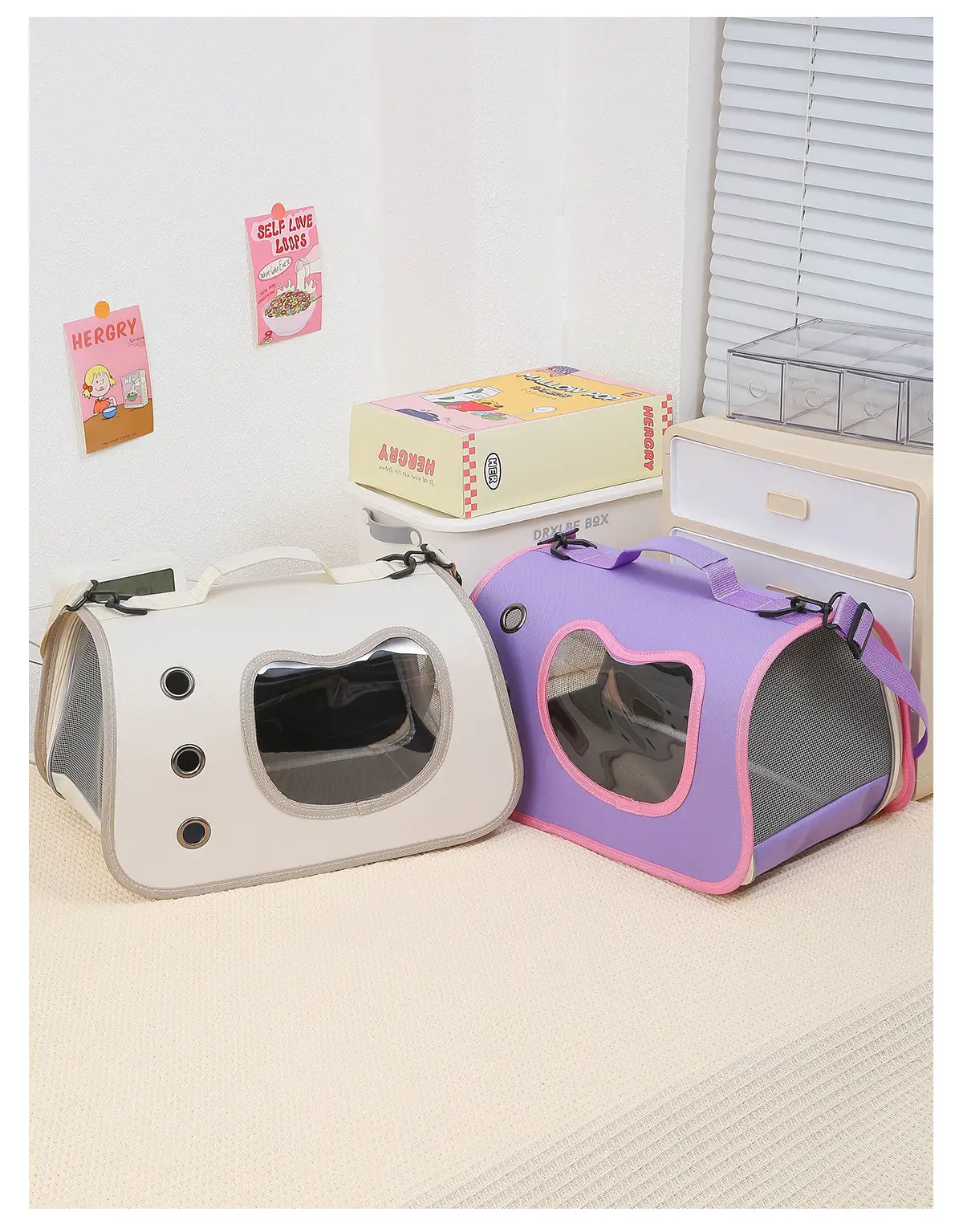 Portable Pet Bag for Dog Cat Foldable Breathable Large Capacity — feature 17