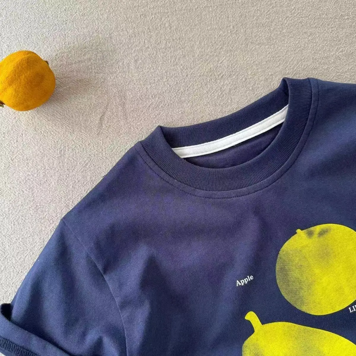 Blue Round Neck T-Shirt for Boys Small Medium Summer Wear — feature 3