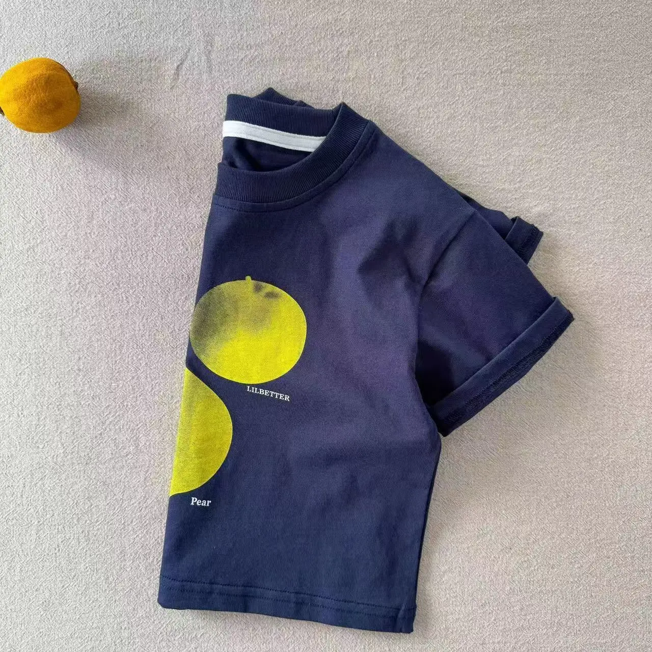 Blue Round Neck T-Shirt for Boys Small Medium Summer Wear — feature 5