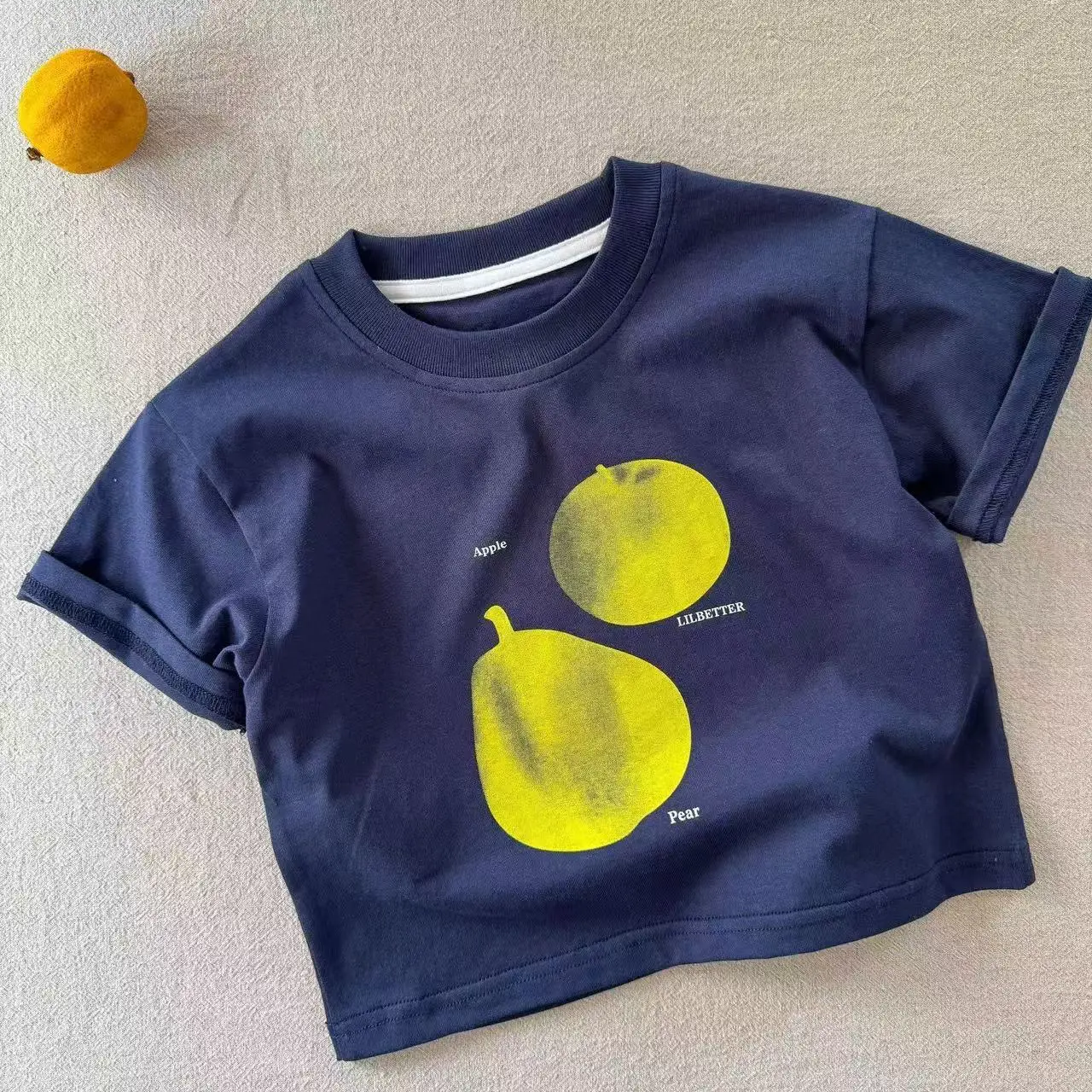 Blue Round Neck T-Shirt for Boys Small Medium Summer Wear — feature 6