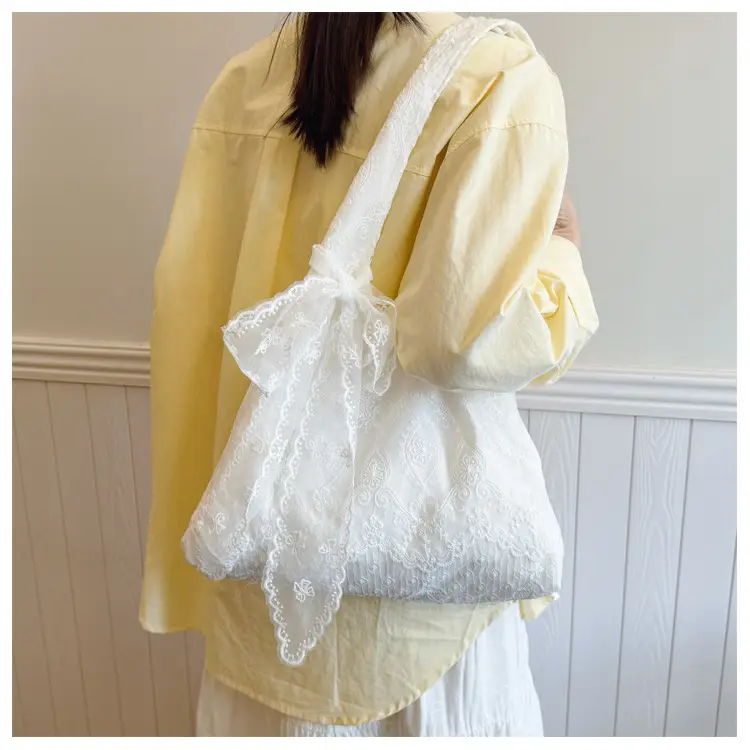 2025 Embroidered Tulle Bag Women Large Capacity Lace Bag — feature 15