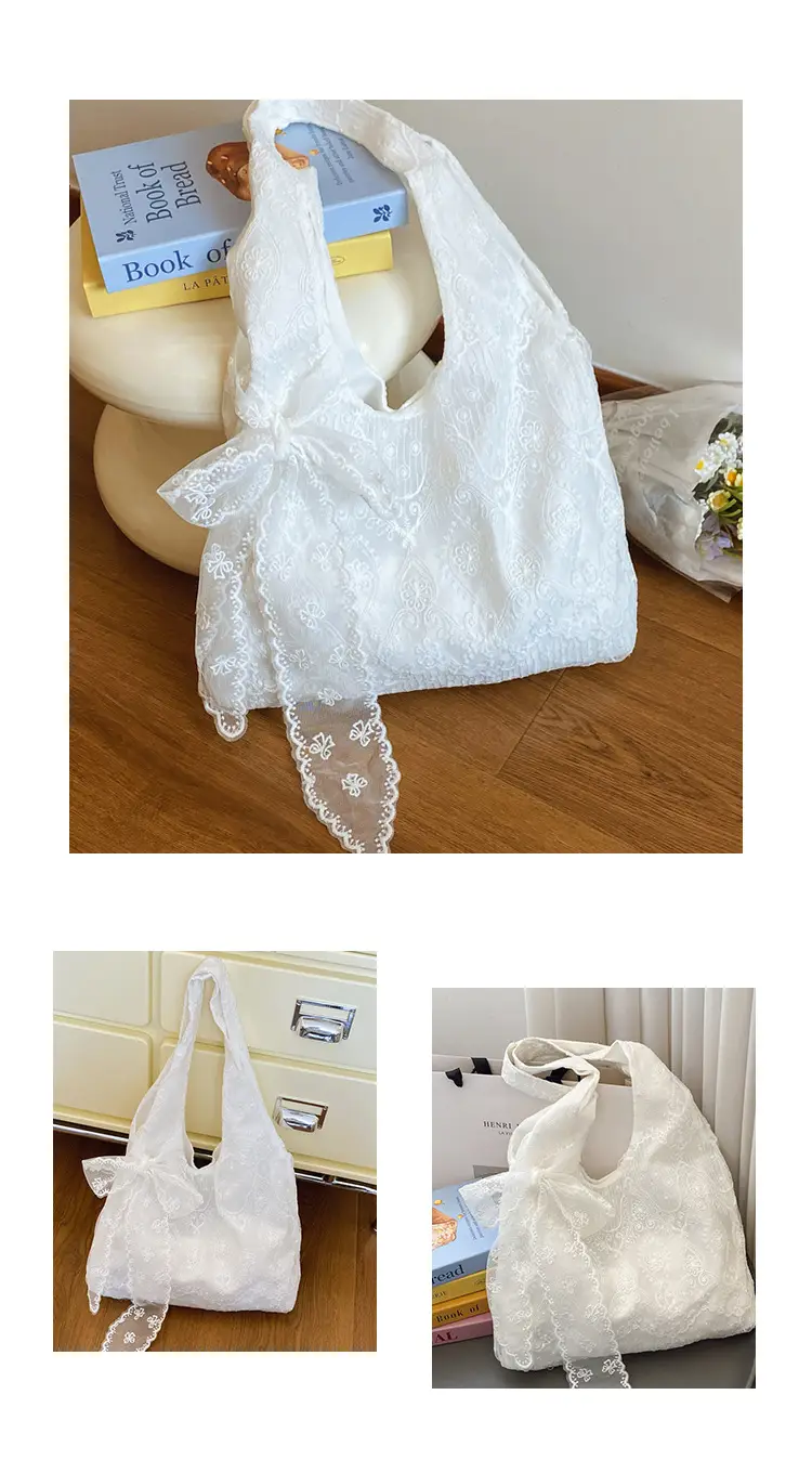 2025 Embroidered Tulle Bag Women Large Capacity Lace Bag — feature 23
