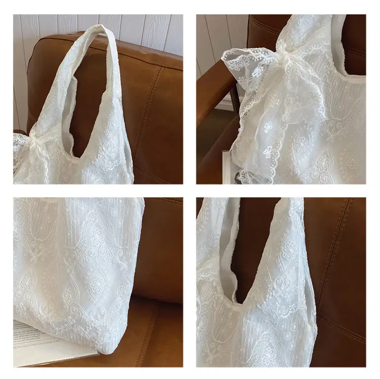 2025 Embroidered Tulle Bag Women Large Capacity Lace Bag — feature 24