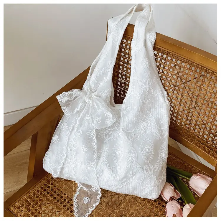 2025 Embroidered Tulle Bag Women Large Capacity Lace Bag — feature 26