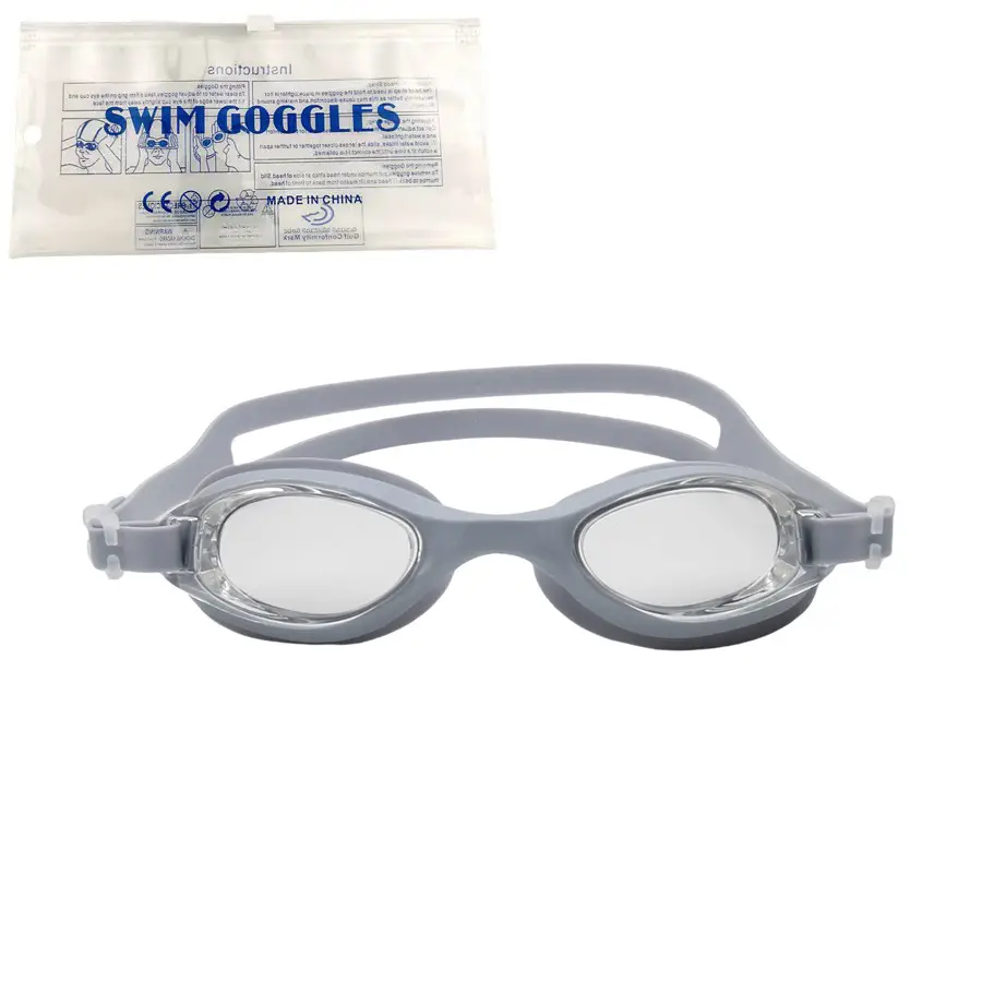 New Swimming Goggles with Earplugs for Men and Women, Adult Swimming Goggles, Student and Children's Swimming Goggles, Waterproof Black High-Definition Glasses