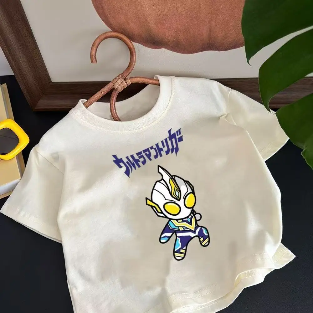 Ultraman Boys T-Shirt White Cotton Summer Boys - Image 6