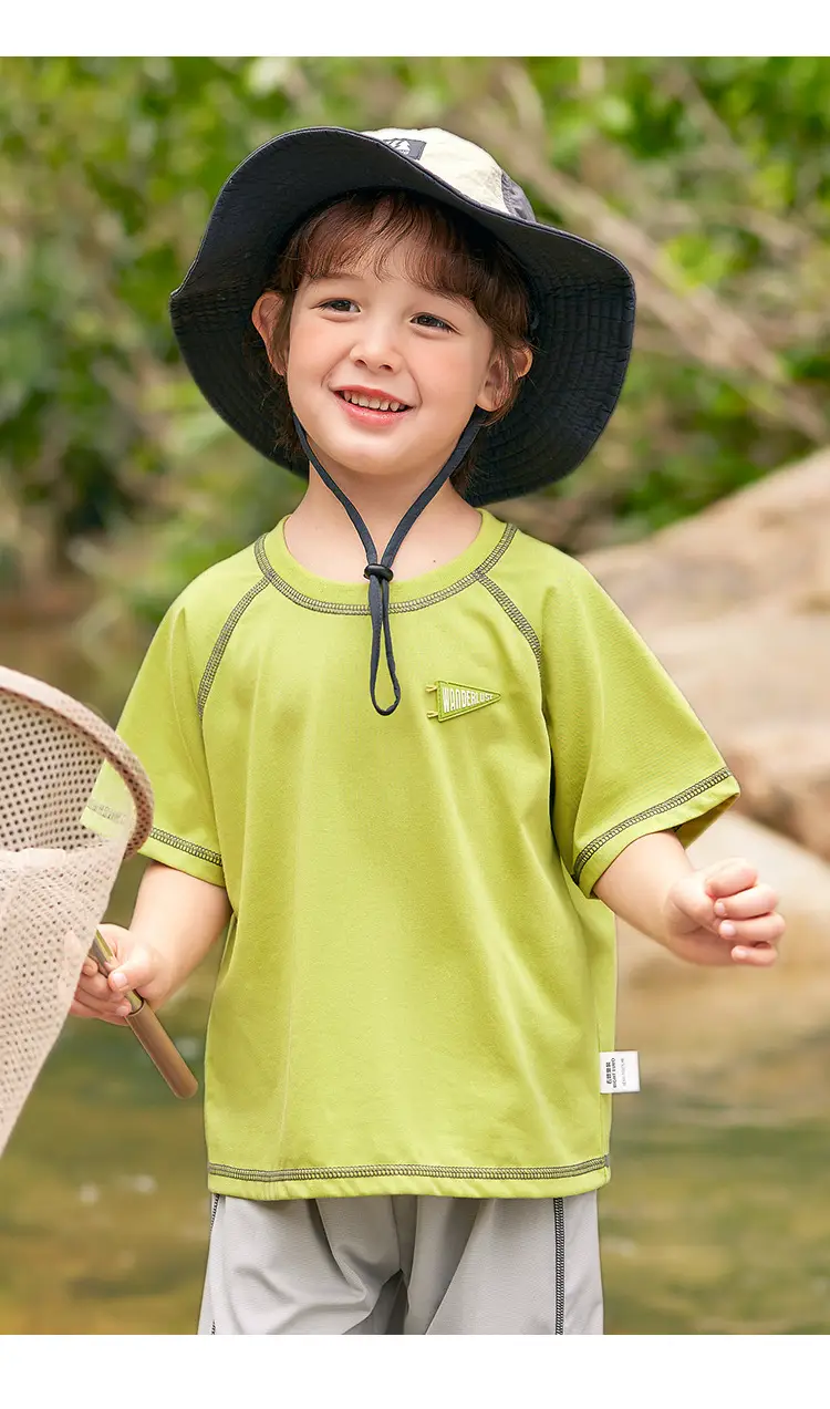 Right European Boys T-shirt Anti-mosquito Summer Pants — feature 8