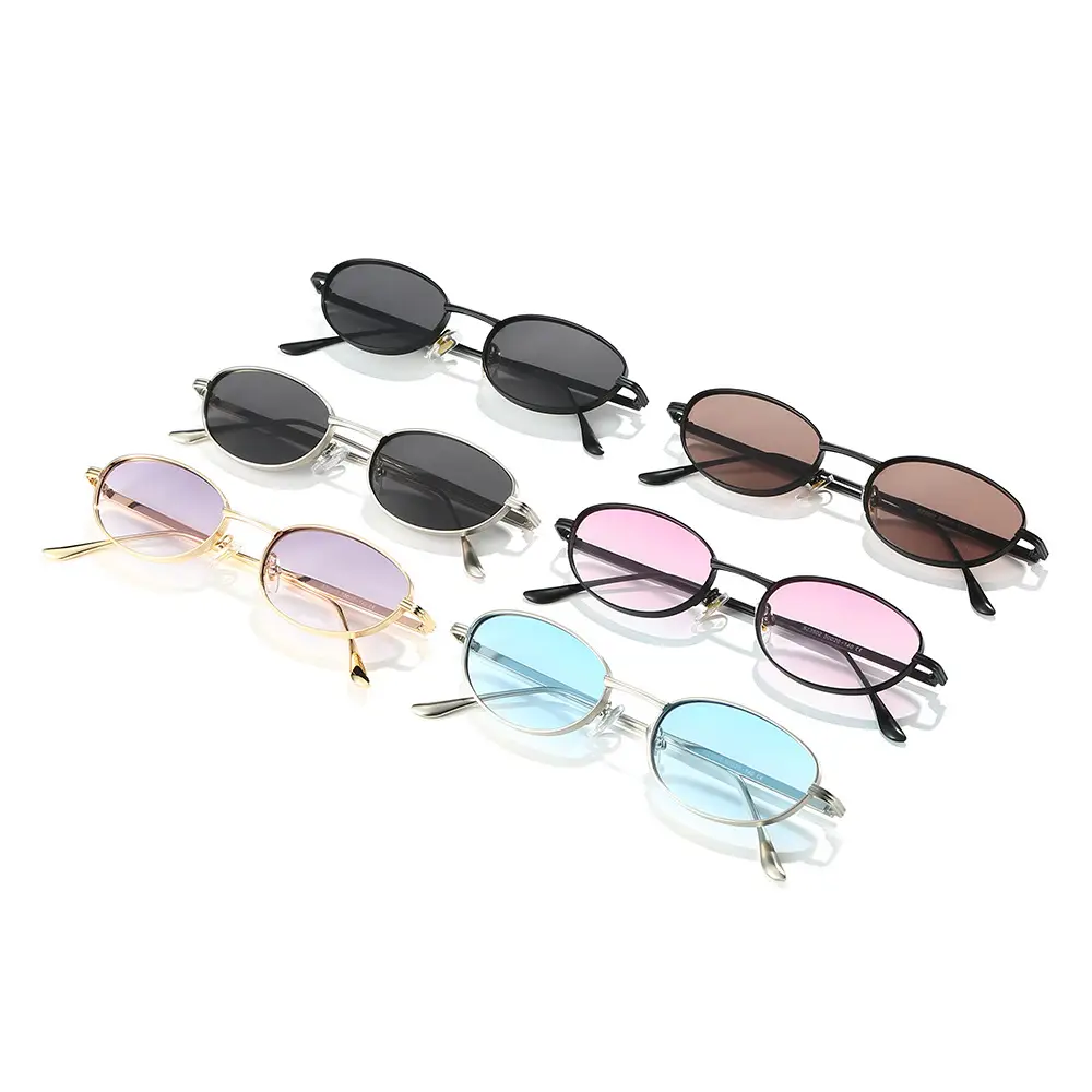 2025 Pink Gradient Oval Sunglasses for Women - Image 8