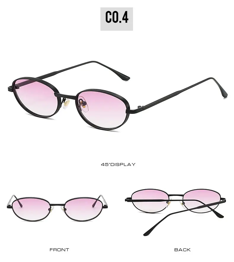 2025 Pink Gradient Oval Sunglasses for Women β feature 10