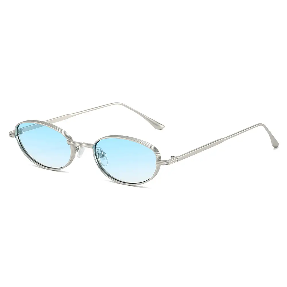 2025 Pink Gradient Oval Sunglasses for Women - Image 6
