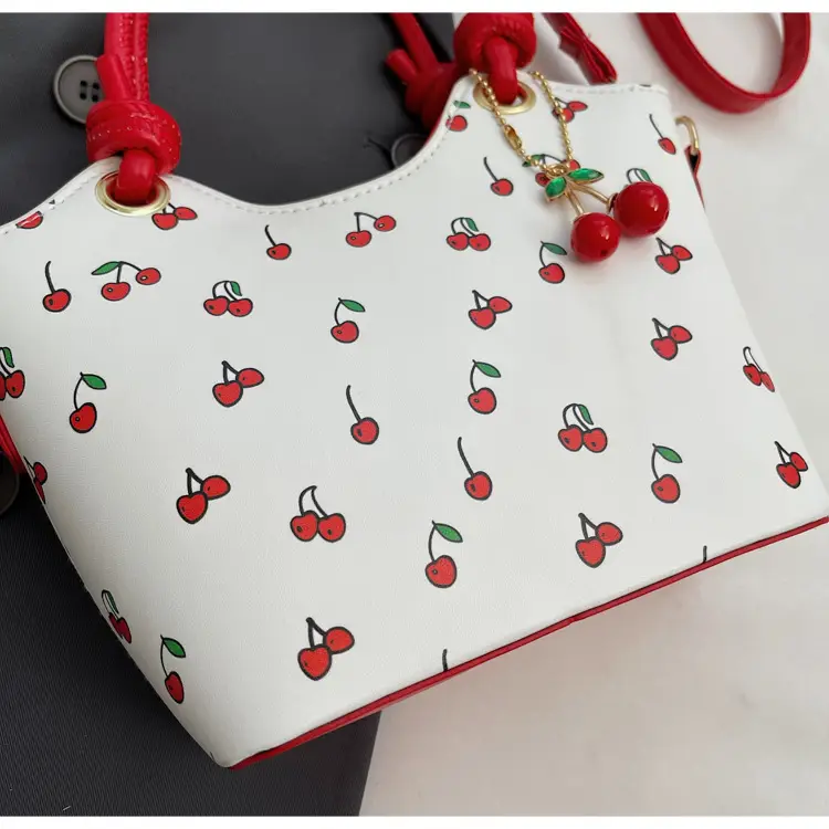 Cherry Print Crossbody Bag Red Handle 2025 — feature 11