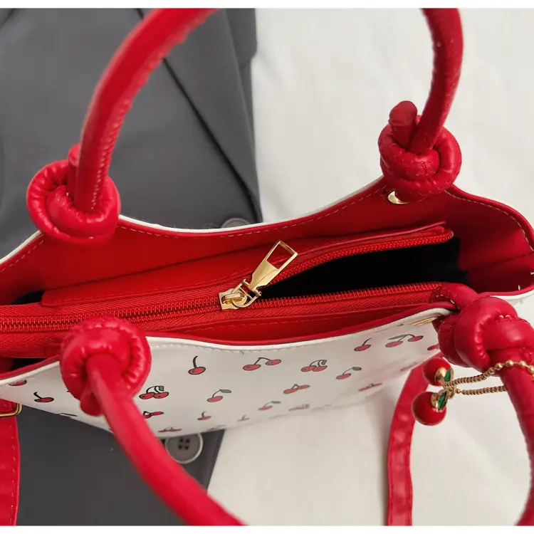 Cherry Print Crossbody Bag Red Handle 2025 — feature 14