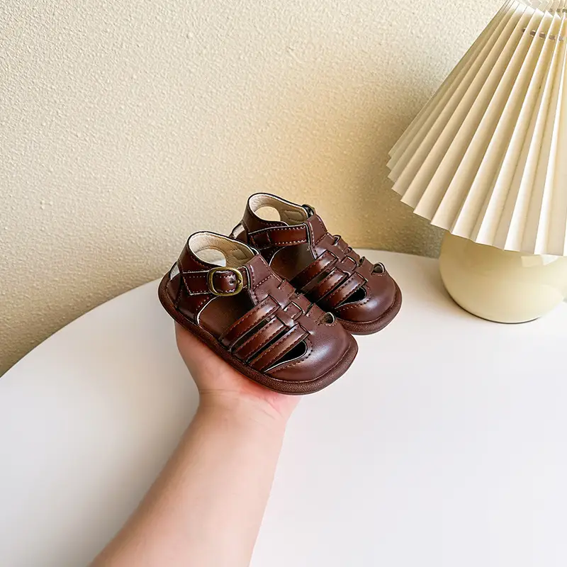 Baby Sandals Summer Boys Cut Out Roman Shoes 1-3Y — feature 6