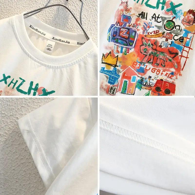 Boys Round Neck T-Shirt Summer 2025 Kids Style - Image 3