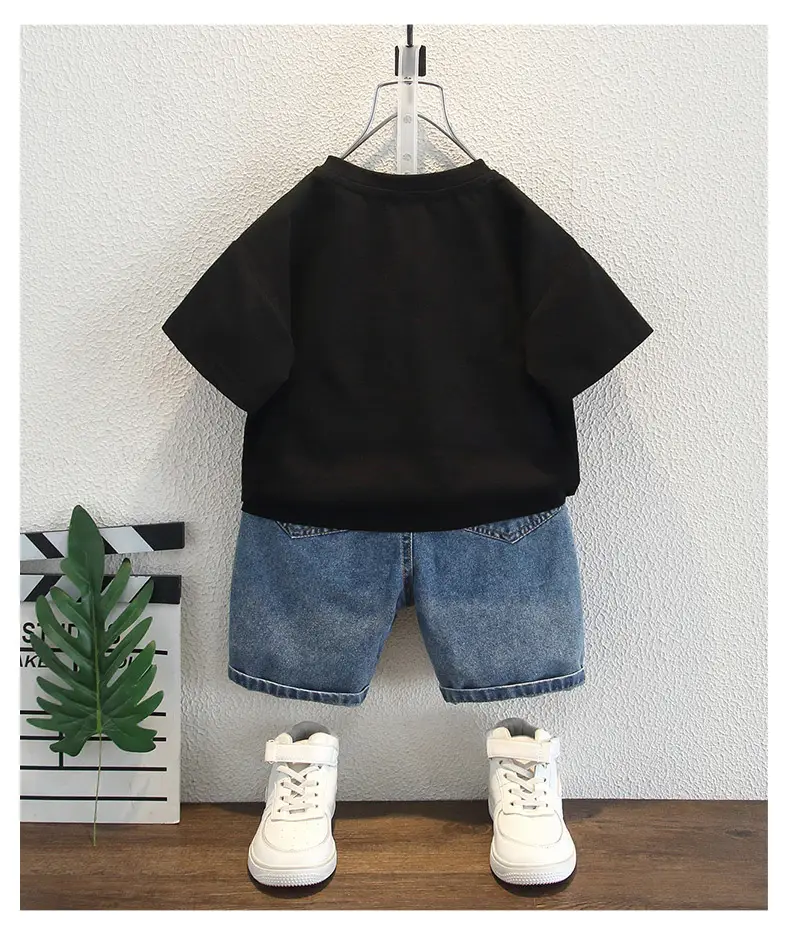 Boys Round Neck T-Shirt Summer 2025 Kids Style — feature 11