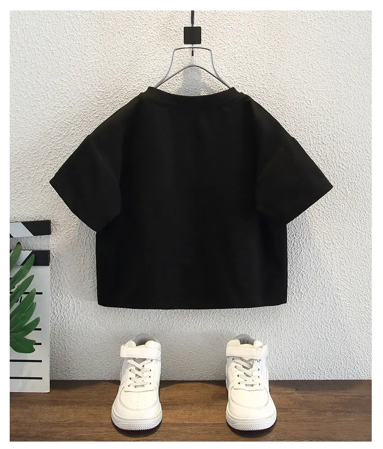 Boys Round Neck T-Shirt Summer 2025 Kids Style — feature 13