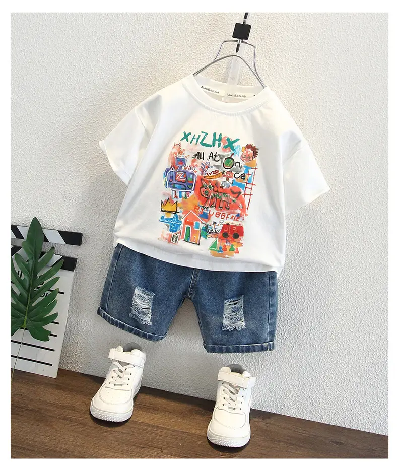 Boys Round Neck T-Shirt Summer 2025 Kids Style — feature 5