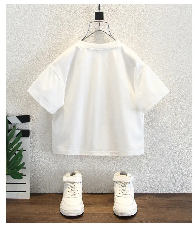Boys Round Neck T-Shirt Summer 2025 Kids Style — feature 8