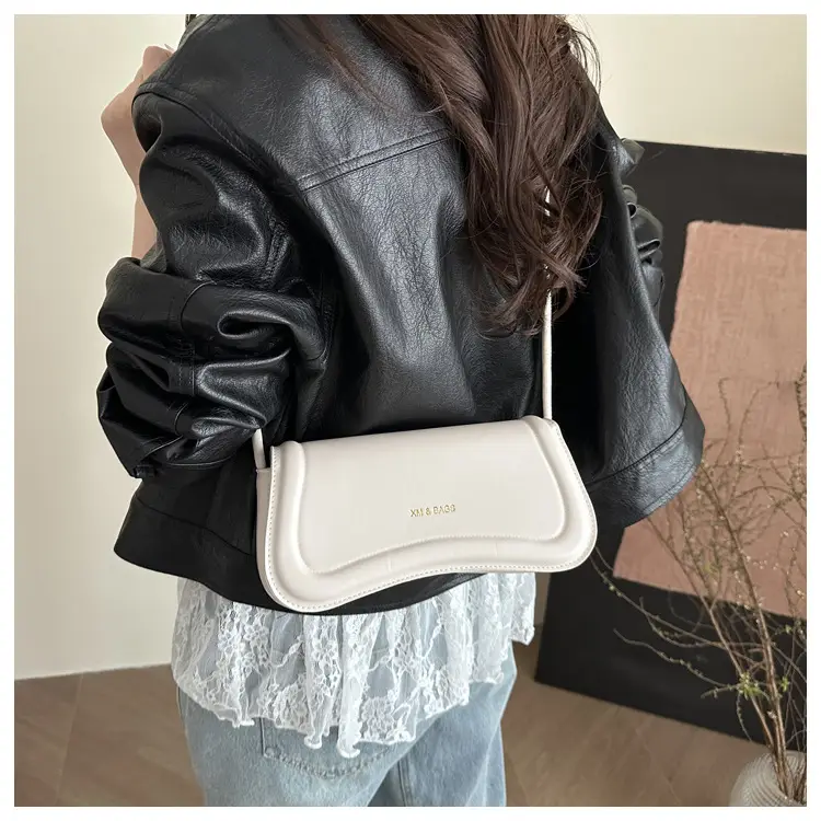 Women's 2025 Casual Shoulder Bag Set in Pink Brown Black White — feature 11