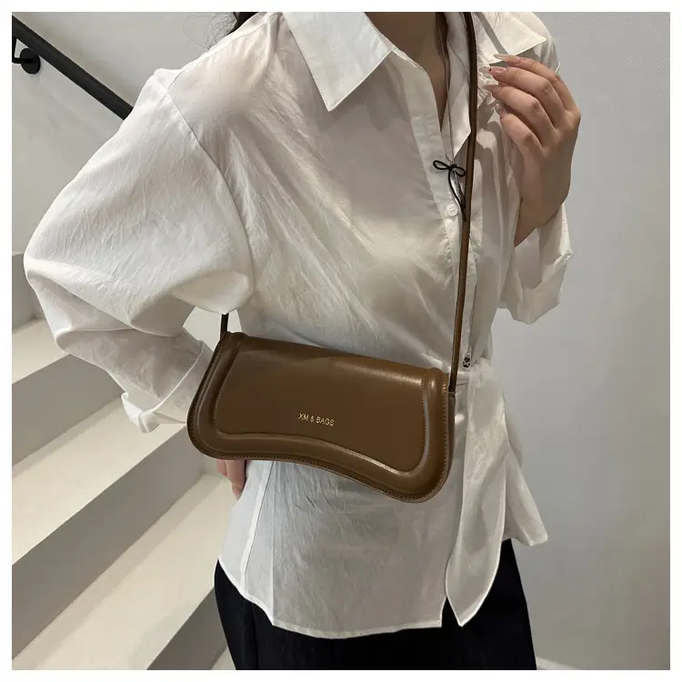 Women's 2025 Casual Shoulder Bag Set in Pink Brown Black White — feature 13